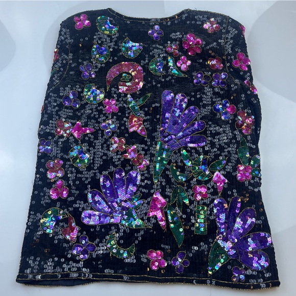 Jean for Joseph Le Bon Silk Lining Beaded Blazer N177-32 - Picture 7 of 7